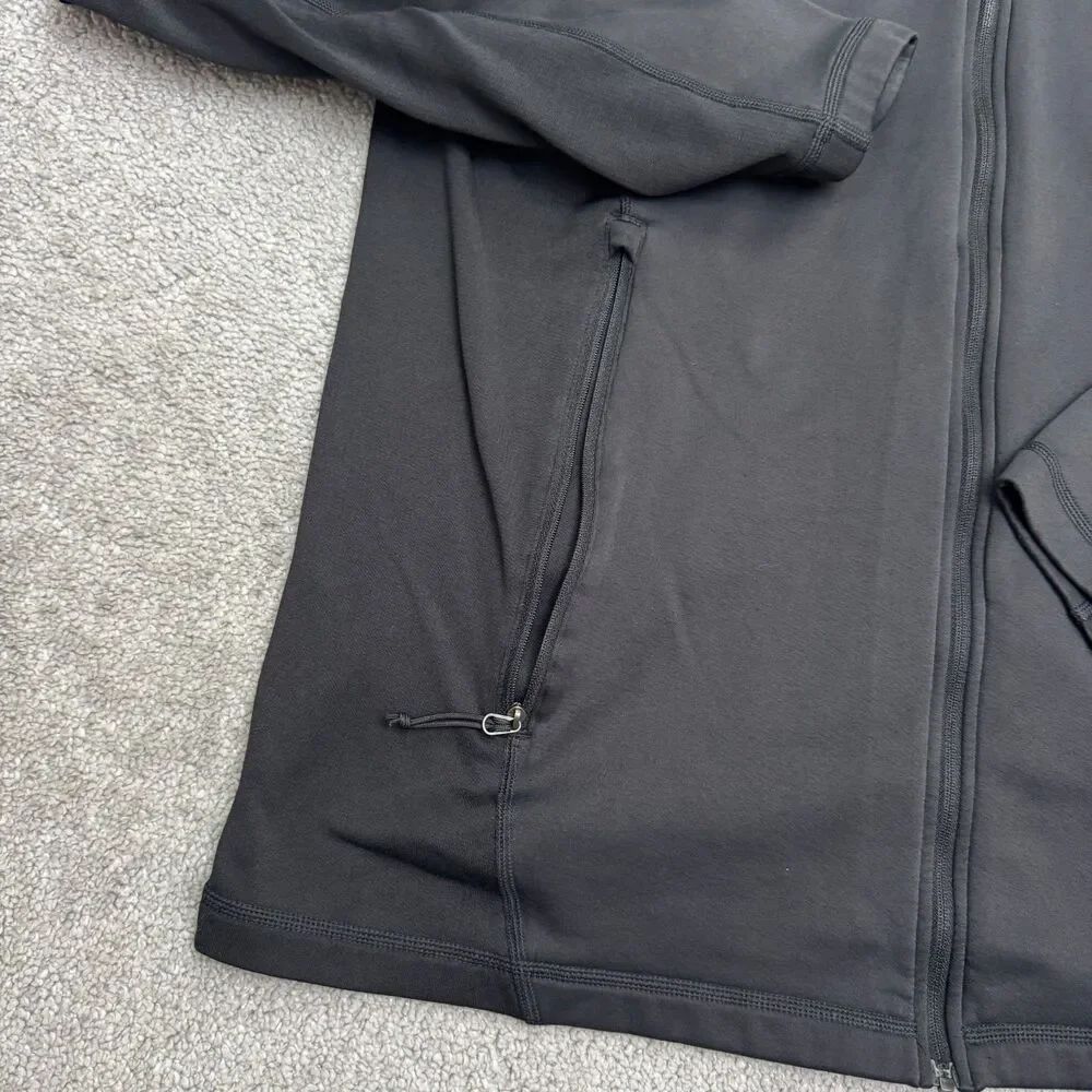 The North Face FlashDry Performance Track Jacket Mens Medium Black Activewear
